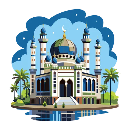 Mosquée médiévale  Illustration