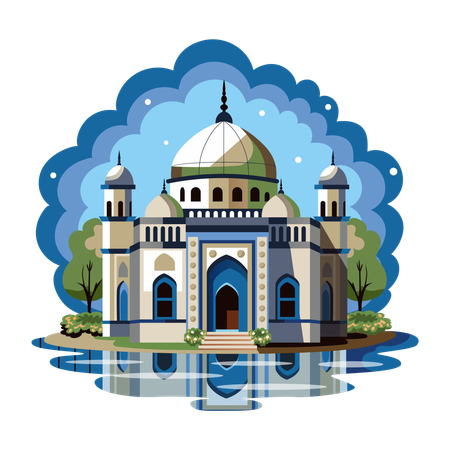 Sainte mosquée  Illustration