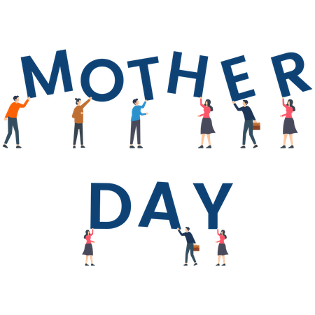 Mother Day Illustration