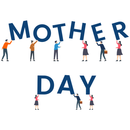 Mother Day  Illustration