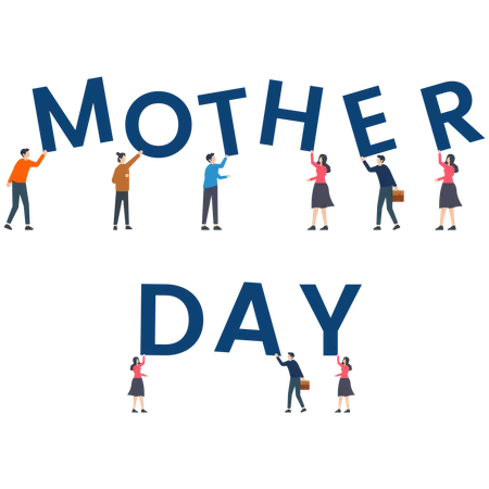 Mother Day  Illustration