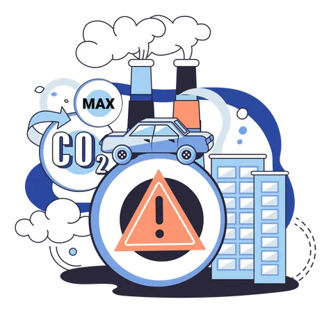 Mother earth climate change awareness ecological  Illustration
