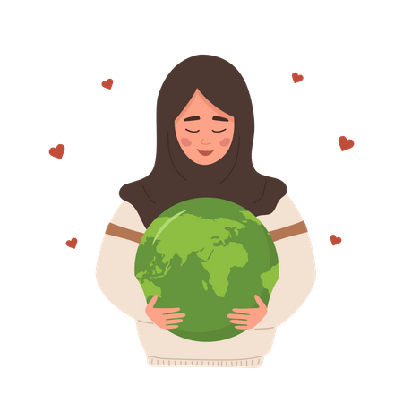 Mother Earth Day Illustration