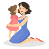 illustration for mother love
