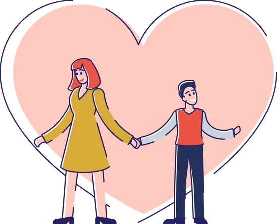 Concept Of Care And Adoption Mother And Son On The Big Heart Background Woman Has Adopted Child From Orphanage Human Solidarity And Responsibility Cartoon Outline Linear Flat Vector Illustration Illustration