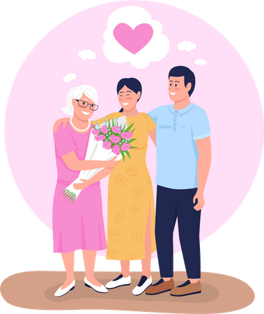 Mothers day Illustration