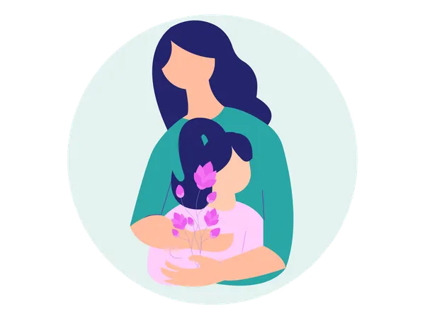 Mothers Day Celebration  Illustration