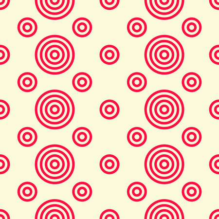 Motif géométrique abstrait avec rayures, lignes et forme de cercle  Illustration
