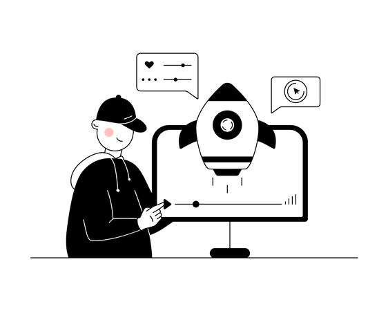 Motion Designer  イラスト