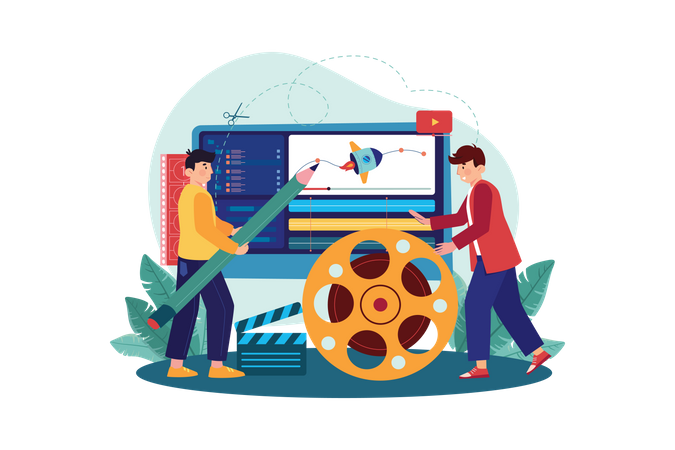 Motion Designer  イラスト