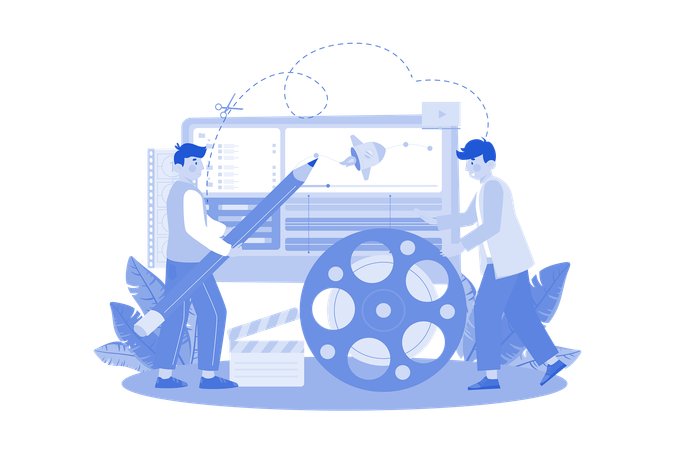 Motion Designer  イラスト