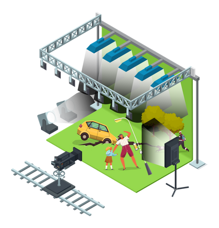 Motion Picture Studio  イラスト