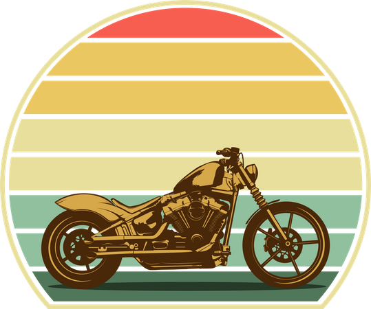 Motocicleta  Ilustração