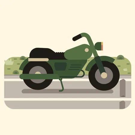 Motorcycle  Illustration