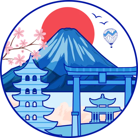 Mount Fuji  Illustration