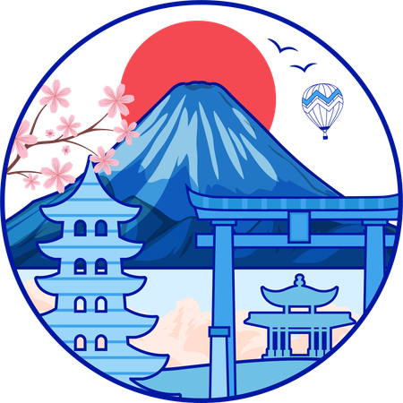 Mount Fuji  Illustration