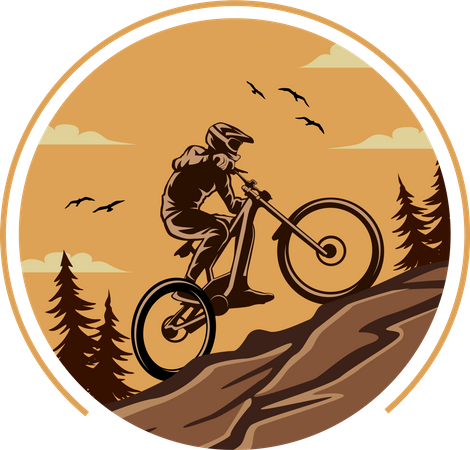 Mountain bike  Illustration