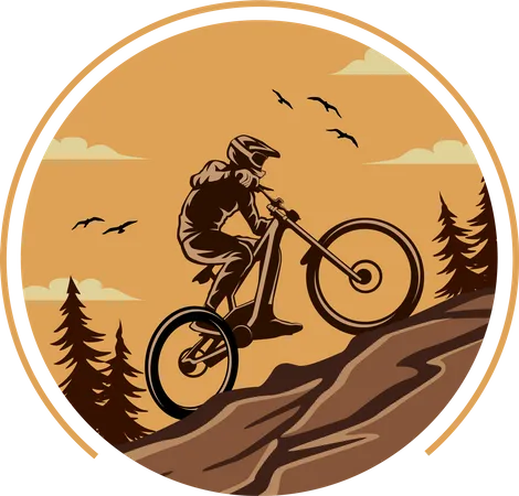 Mountain bike  Illustration