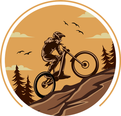 Mountain bike  Illustration