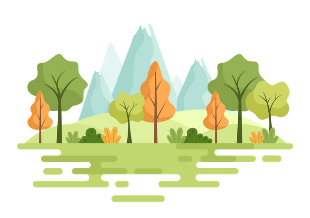 Mountain Creek Illustration