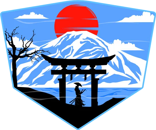 Mountain fuji Illustration
