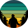 mountain hiker illustration free download