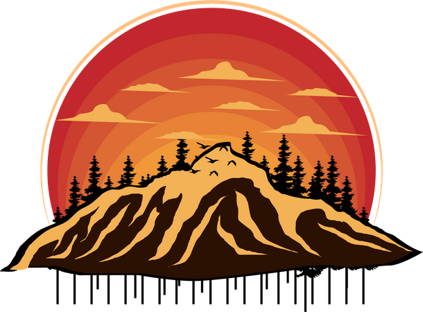 Mountain  Illustration