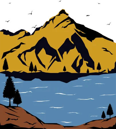 Mountain  Illustration