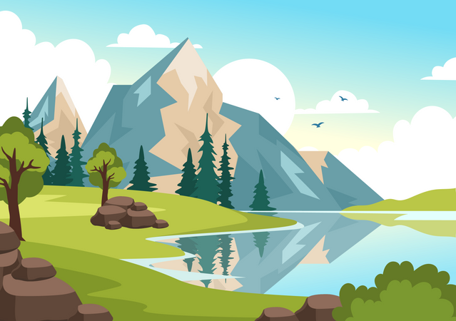 Mountain  Illustration