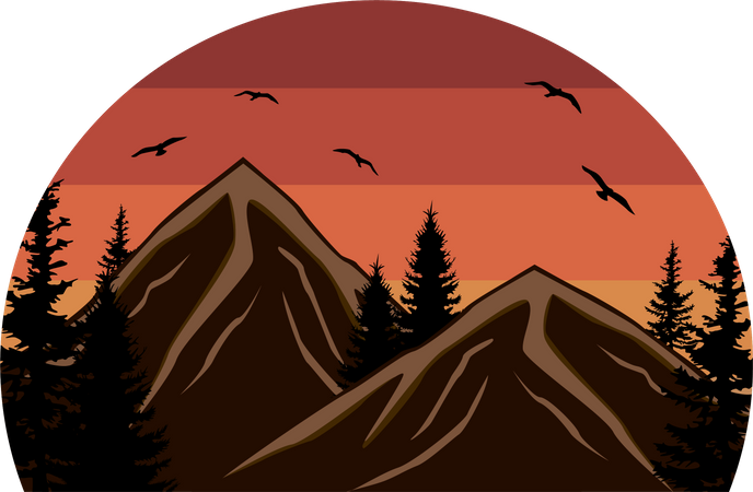 Mountain  Illustration