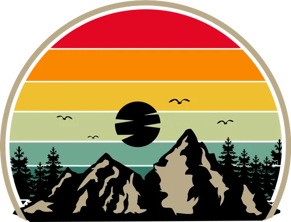 Mountain  Illustration