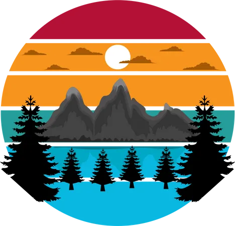 Mountain  Illustration