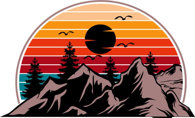 Mountain  Illustration