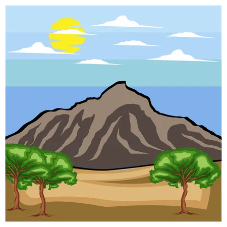 Mountain  Illustration