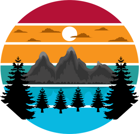 Mountain  일러스트레이션