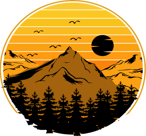 Mountain  일러스트레이션