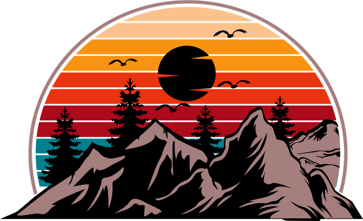 Mountain  일러스트레이션