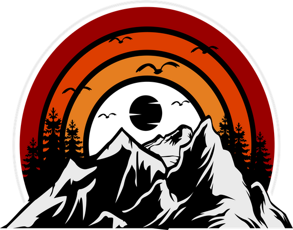 Mountain  일러스트레이션