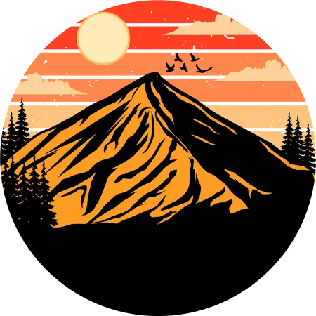 Mountain View  Illustration