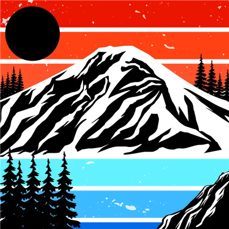 Mountain View  Illustration