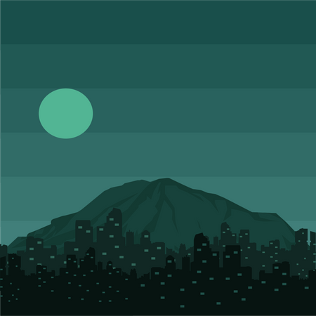 Mountain View  Illustration