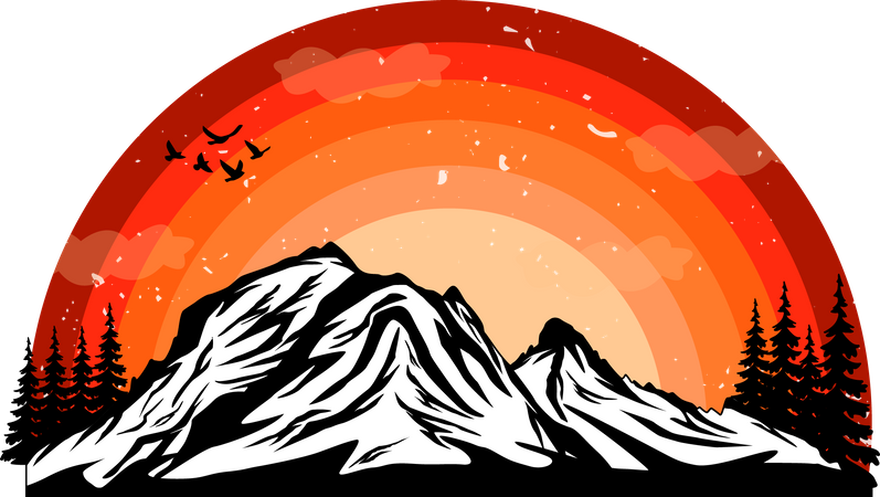 Mountain View  Illustration