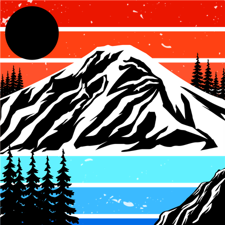 Mountain View  Illustration