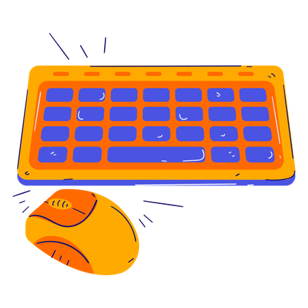 Mouse Keyboard  Illustration