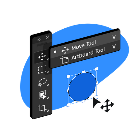 Move and Select tool  Illustration