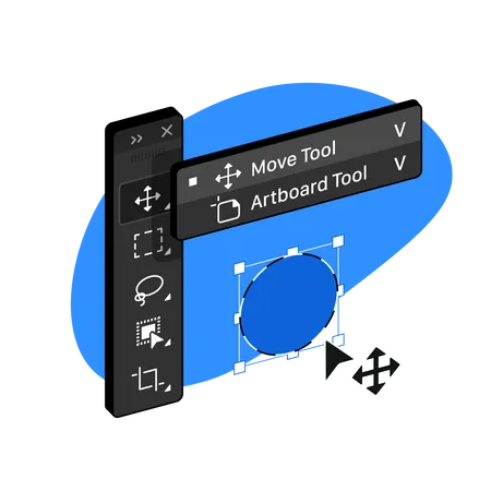 Move and Select tool  Illustration