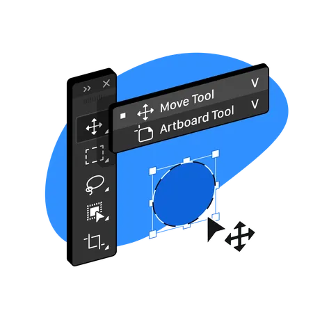 Move and Select tool  Illustration