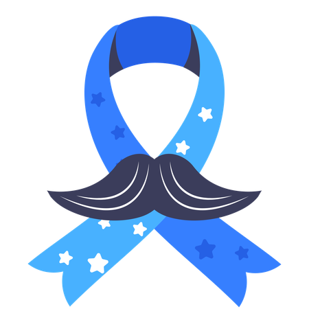 Movember ribbon  Illustration