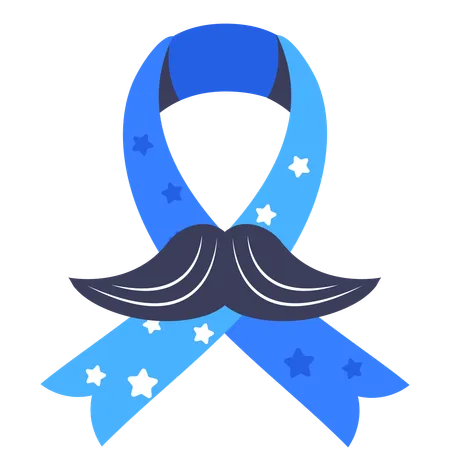 Movember ribbon  Illustration