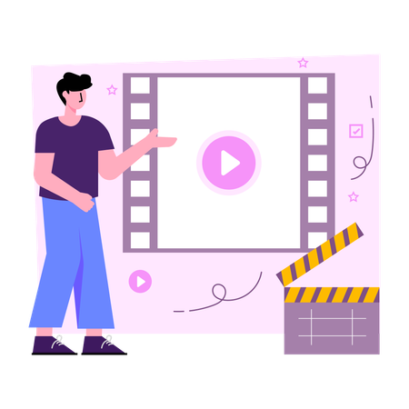 Movie Clip  Illustration